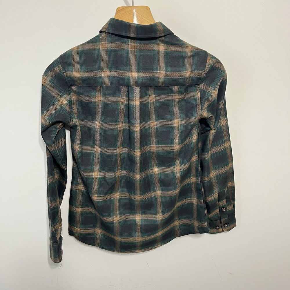DIXXON Flannel Co. Form Function Green Plaid Pearl Snap Shirt Women's Size M - Picture 4 of 5